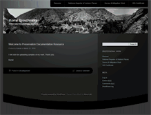 Tablet Screenshot of kbropreservation.com